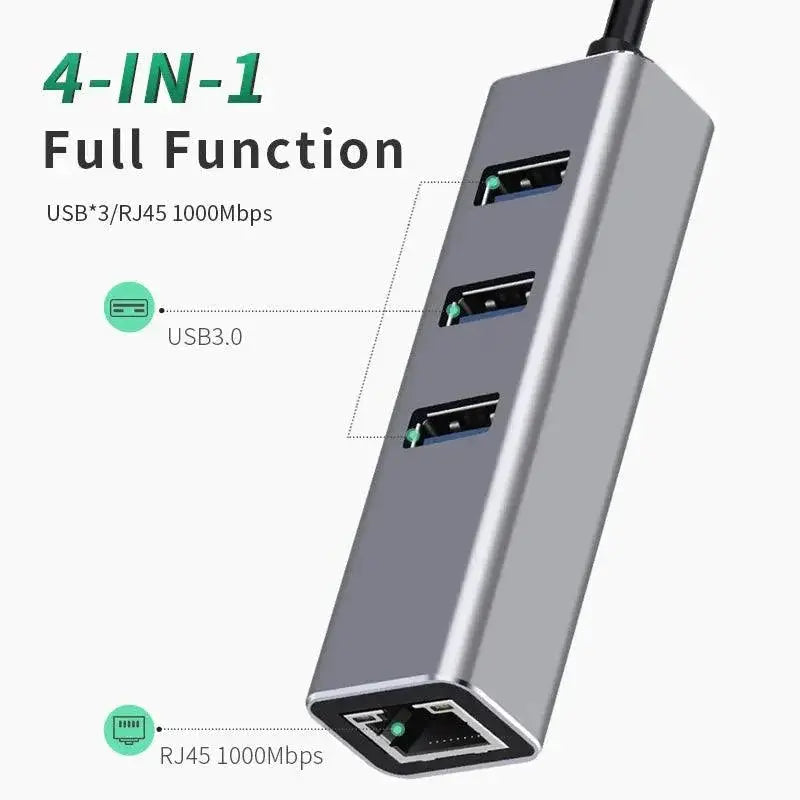 USB C Hub Adapter Enhanced Connectivity For Laptops Now