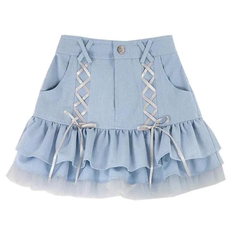 Elegant Lolita Lace Mini Skirt For Summer Fashion Trend