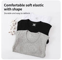 1/3 Piece Men's Wide-shouldered Cotton Vest Slim Top