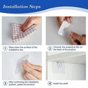 Clear Adhesive Shelf Bracket for Loads