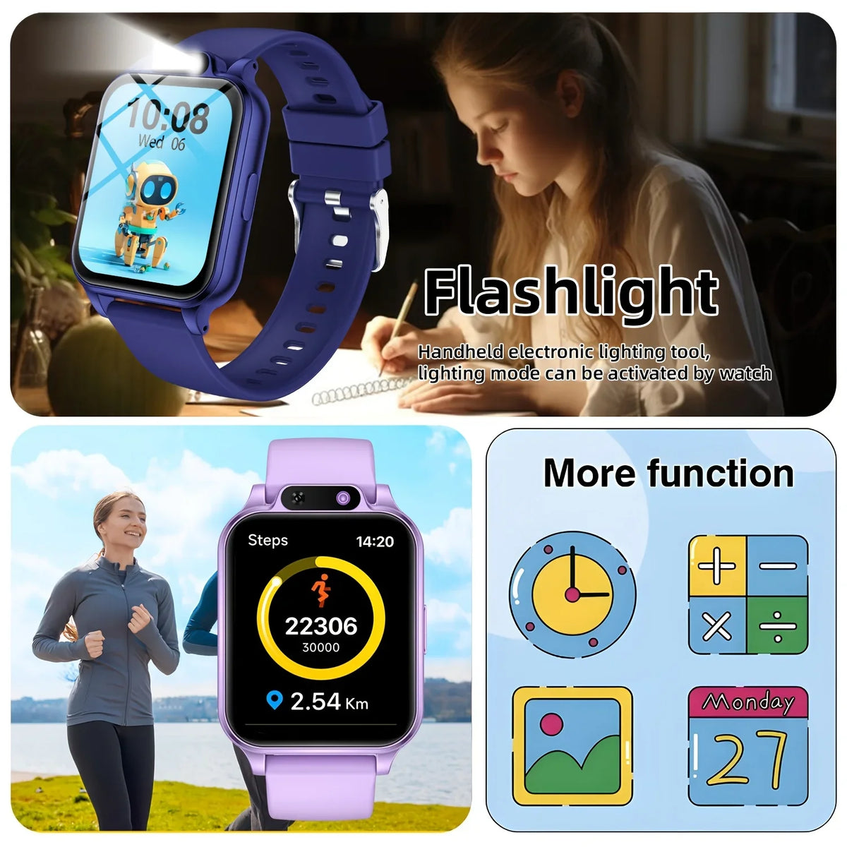 Adjustable Sport Strap Smart Watch