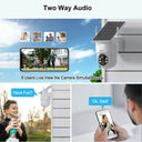 Smart Solar Outdoor Security Camera For Home Monitoring