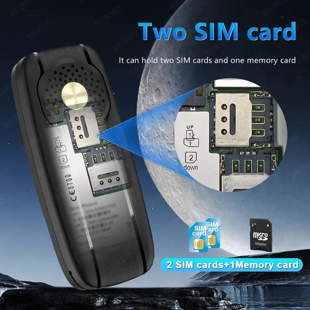 Mini Dual SIM Phone With Bluetooth Voice Changer SERVO BM35