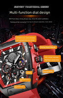 Colevkie Barrel Shaped Men's Mechanical Watch 2024