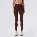 Back Pocket Yoga Leggings Women High Waist Pants