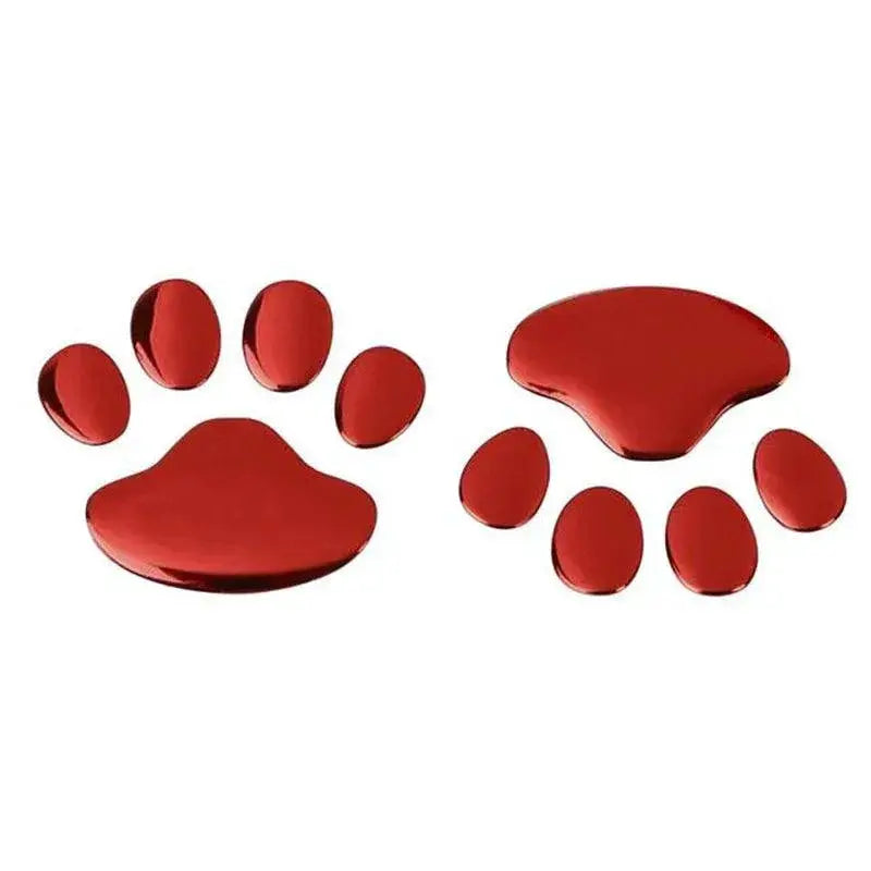 Cool Paw 3D Animal Footprint Car Decals Set Of 2 Pack