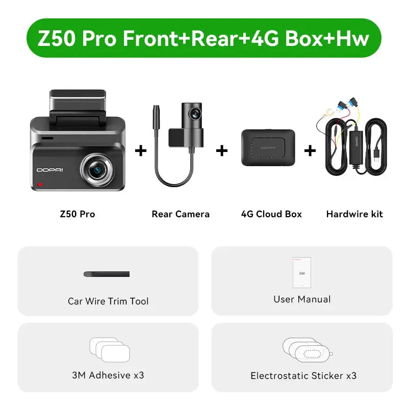 DDPAI Pro - WiFi GPS ADAS Dash Cam -  product image