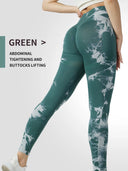 Tie Dye Leggings Seamless High Waist for Women Fitness Wear