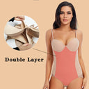 Silky Underwire White Bodysuit Shapewear for Women