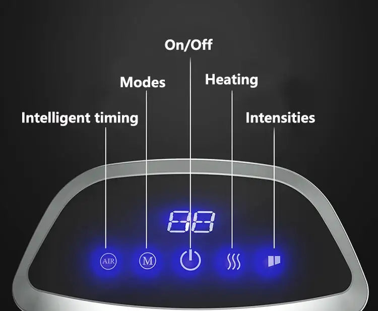Infrared Heating Deep Kneading Electronic Shiatsu Foot Massager Rolling Massage From Toes To Heels Air Compress Massage