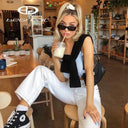 Vintage Women's Retro Square Sunglasses with UV400 Protection