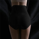 High-Waisted Ice Silk Body Shaper Briefs for Comfort