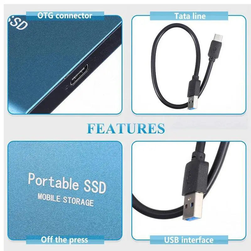Ultra Fast Portable External SSD for Laptops and Mobile