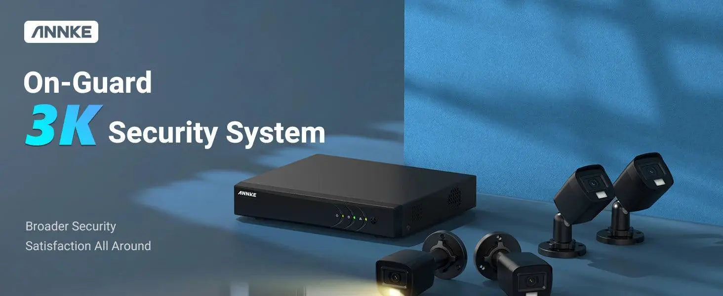 ANNKE 8CH 5MP Lite CCTV Security System Kit With 3K Cameras