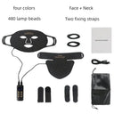 Portable LED Face Mask Red Light Therapy 850nm Infrared For Skin Glow