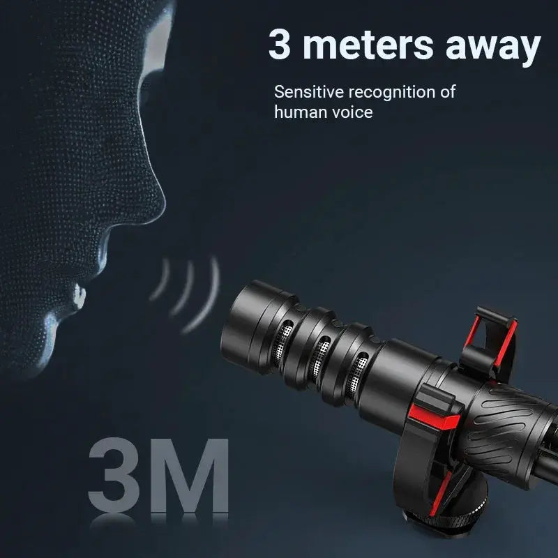 MAMEN Professional Shotgun Microphone for Vlog and Podcast