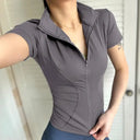Premium Women Quick Dry Zip Up Top