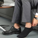 Men's Stylish Breathable Business Ankle Socks - 10 Pairs