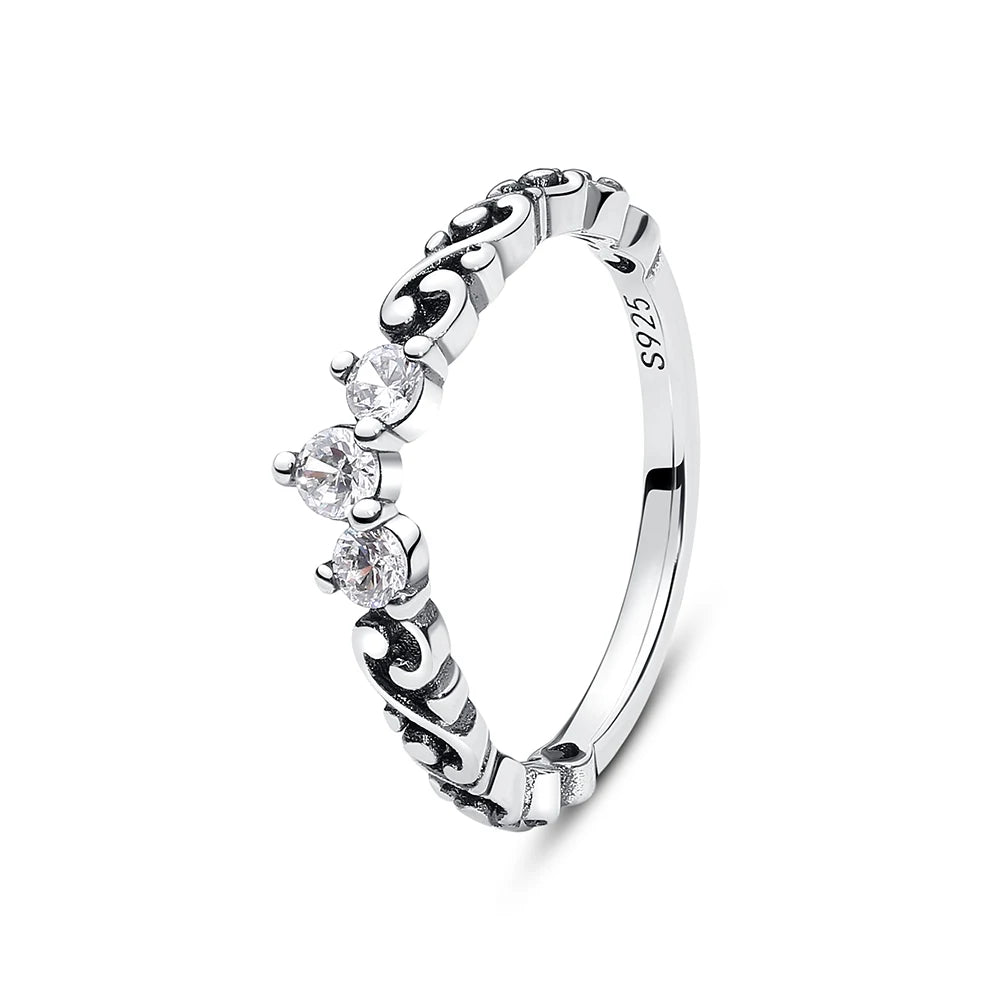 Sterling Silver Ring Sun Moon