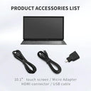 10.1 Inch HDMI Touch Portable Monitor