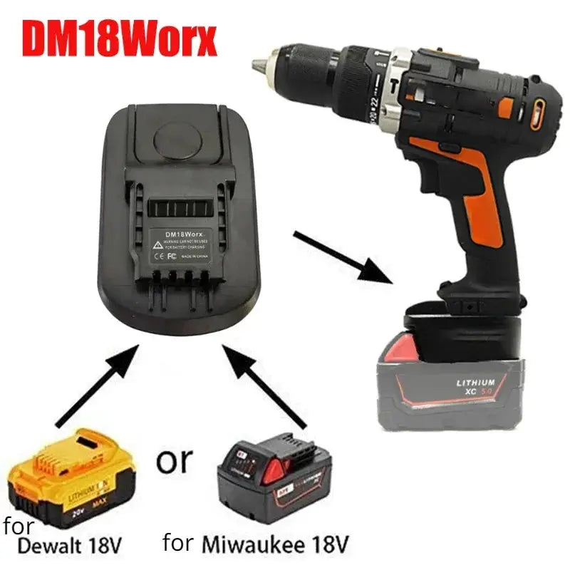 MT18Worx Multi Brand 18V Battery Adapter For Worx Tools