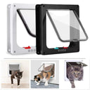 Security Lock Flap Door for Pets Durable ABS Small Gate Kit