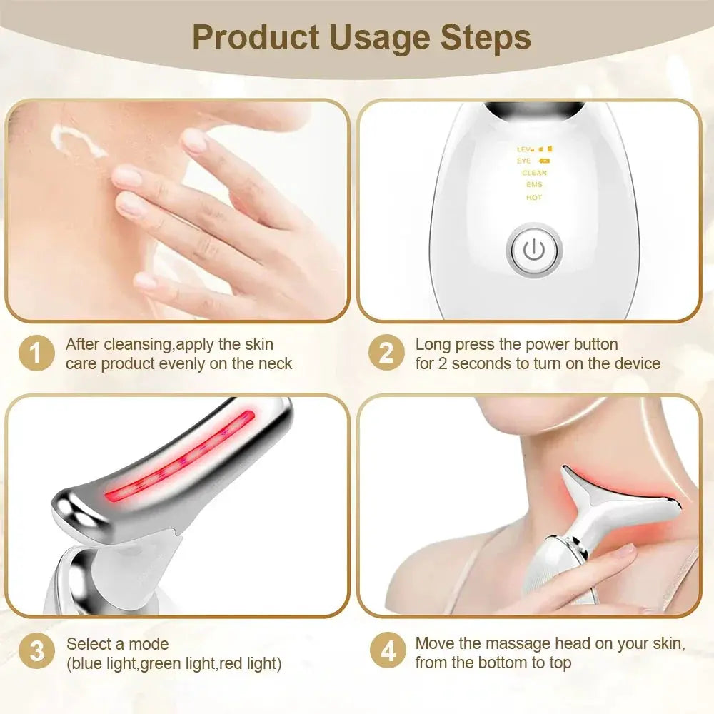Face Neck Massager For Women Anti Aging Skin Care Device - OurLum.com