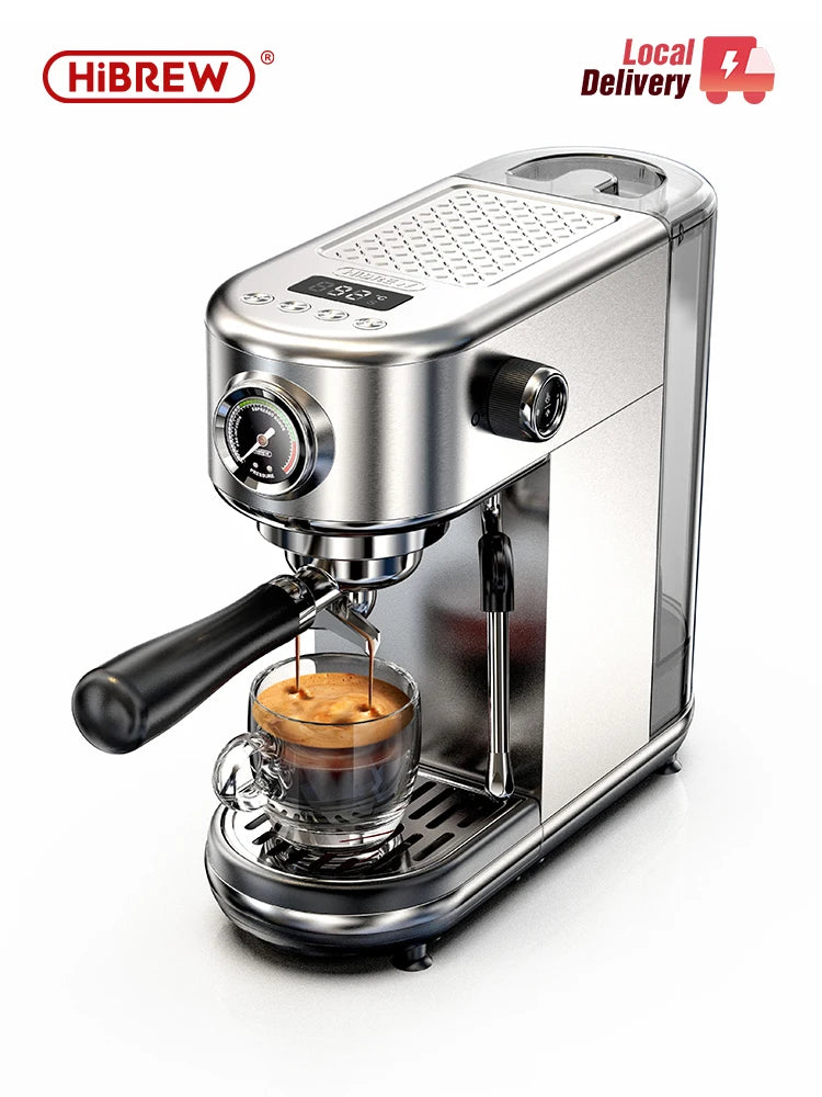 HiBREW Semi Automatic Espresso Coffee Machine Temperature Adjustable — product view 1