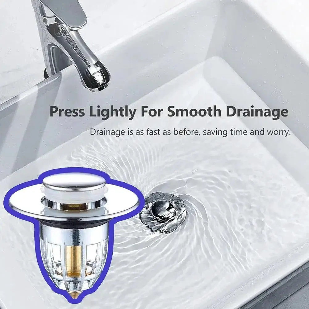 Press Bounce Hair Catcher Drain Filter For Fast Installation