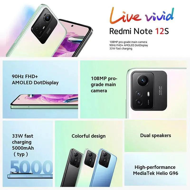Redmi Note 12S Global Version 108MP Camera 90Hz Display - OurLum.com