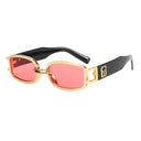 Trendy Retro Rectangle Sunglasses for Men and Women Fashion