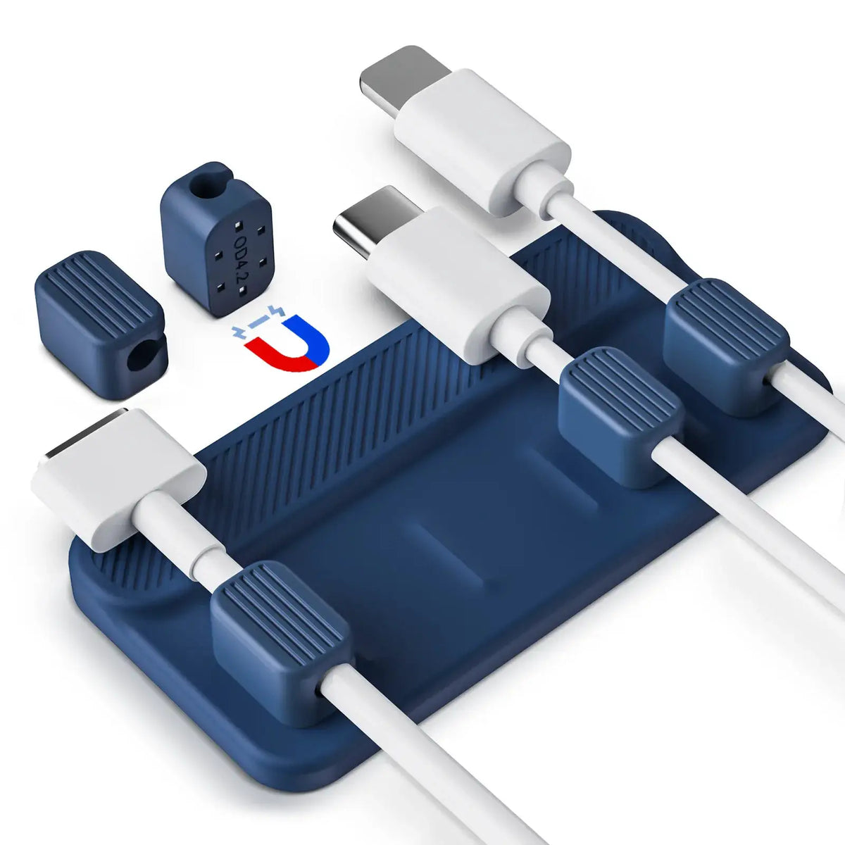Magnetic Cable Winder Protects Ports — product view 7