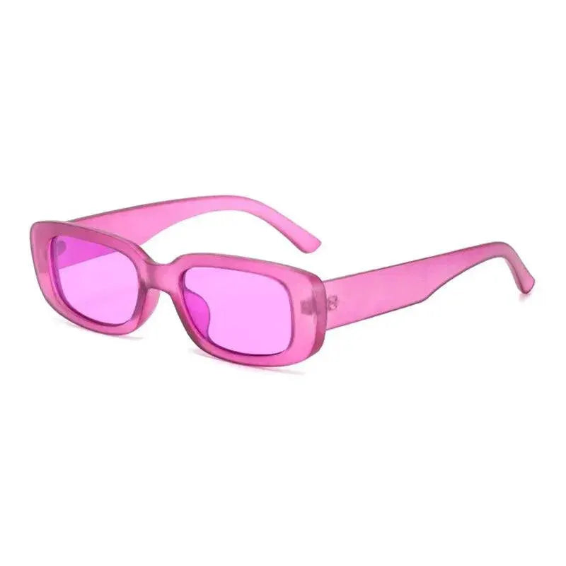 Luxury Vintage Black Square Sunglasses for Women UV400