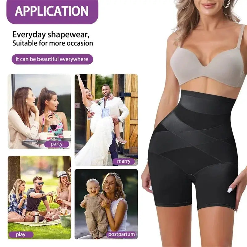 High Waist Shapewear Panties For Tummy Control Comfort
