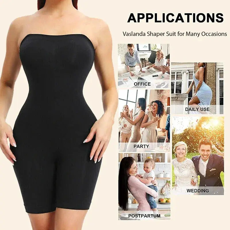 Strapless Tummy Control Bodysuit For Sculpted Shape