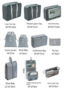 Maximize Space Travel Organizer Bags Set