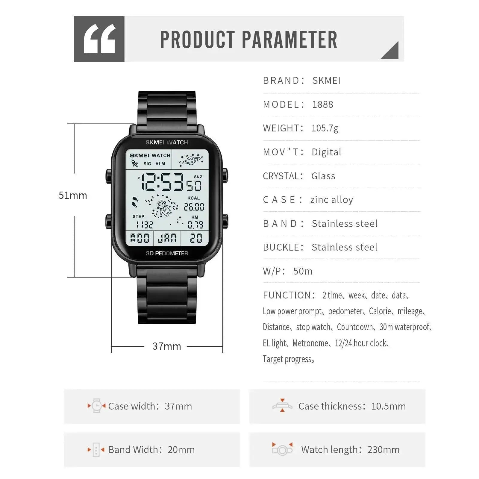 Elevate Digital Sports Watch for Precision Fitness Tracking