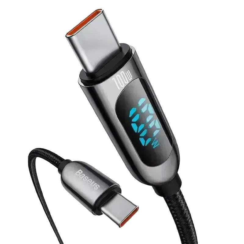 Baseus USB C Cable With Digital Display — product view 1
