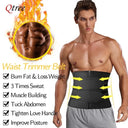Qtree Men Waist Trainer Slimming Body Shaper Girdle Belt