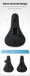 Comfortable Gel Bicycle Seat Cover with Waterdrop Pattern