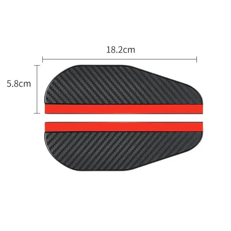 Car Rearview Mirror Rain Shield Set For Safer Driving