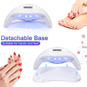 YIKOOLIN UV LED Nail Lamp 48W Fast Nail Gel Dryer