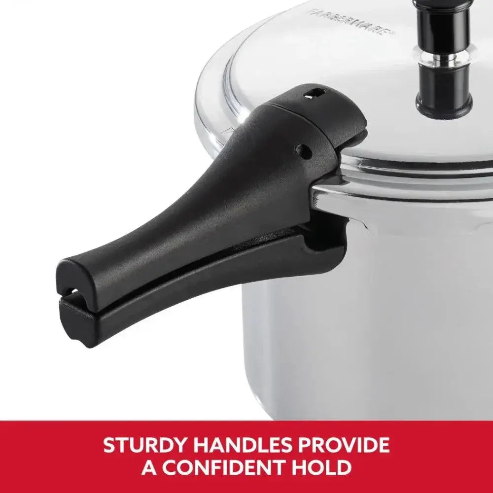 High Pressure Aluminum Cooker Six Quart for Healthy Meals