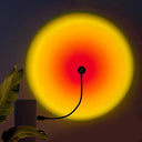 Ambient Lamp: USB LED Rainbow Sunset Projector