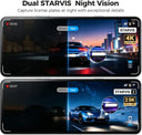 PRO Mirror Dash Cam with STARVIS , Inch Rear View