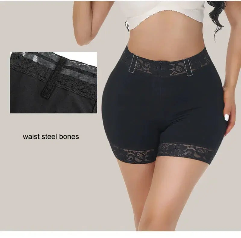 Lace Butt Lifter Shapewear Shorts For Hourglass Figure