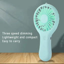 Quiet Industrial Handheld Fan for Travel