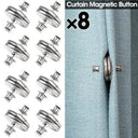 Magnetic Curtain Clips for Easy Backing
