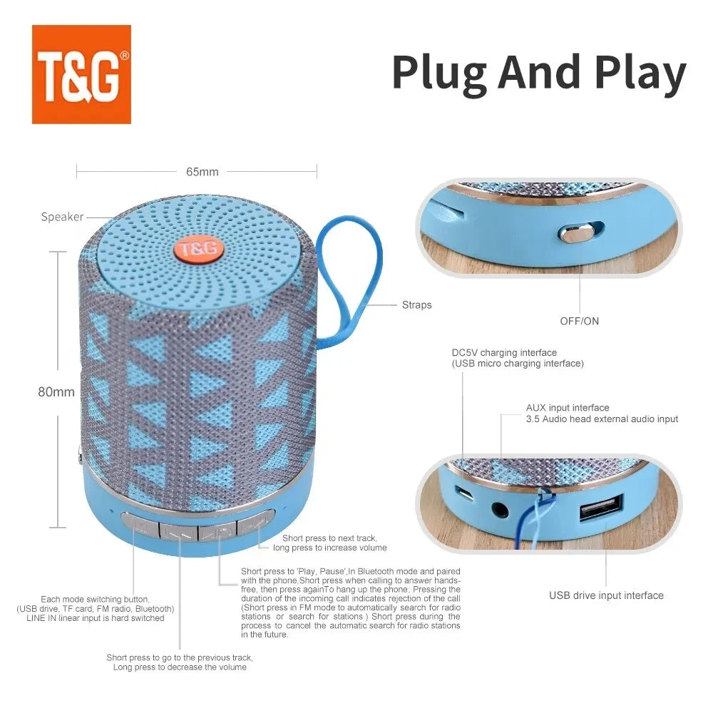 USB TF Card Audio Speaker