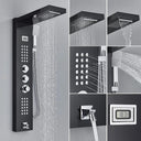 Thermostatic Shower Panel With Stainless Steel Column Faucet